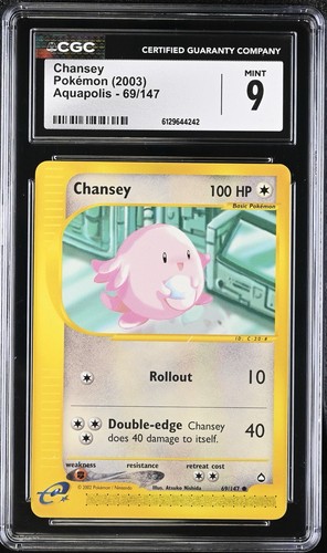 Chansey graded CGC 9 for sale on eBay