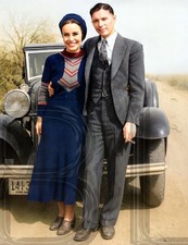 Impresión fotográfica de Bonnie Parker & Clyde Barrow