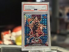 2021-22 Panini Mosaic - Scottie Barnes PEACOCK Choice Prizm (RC) PSA 10 POP 5 