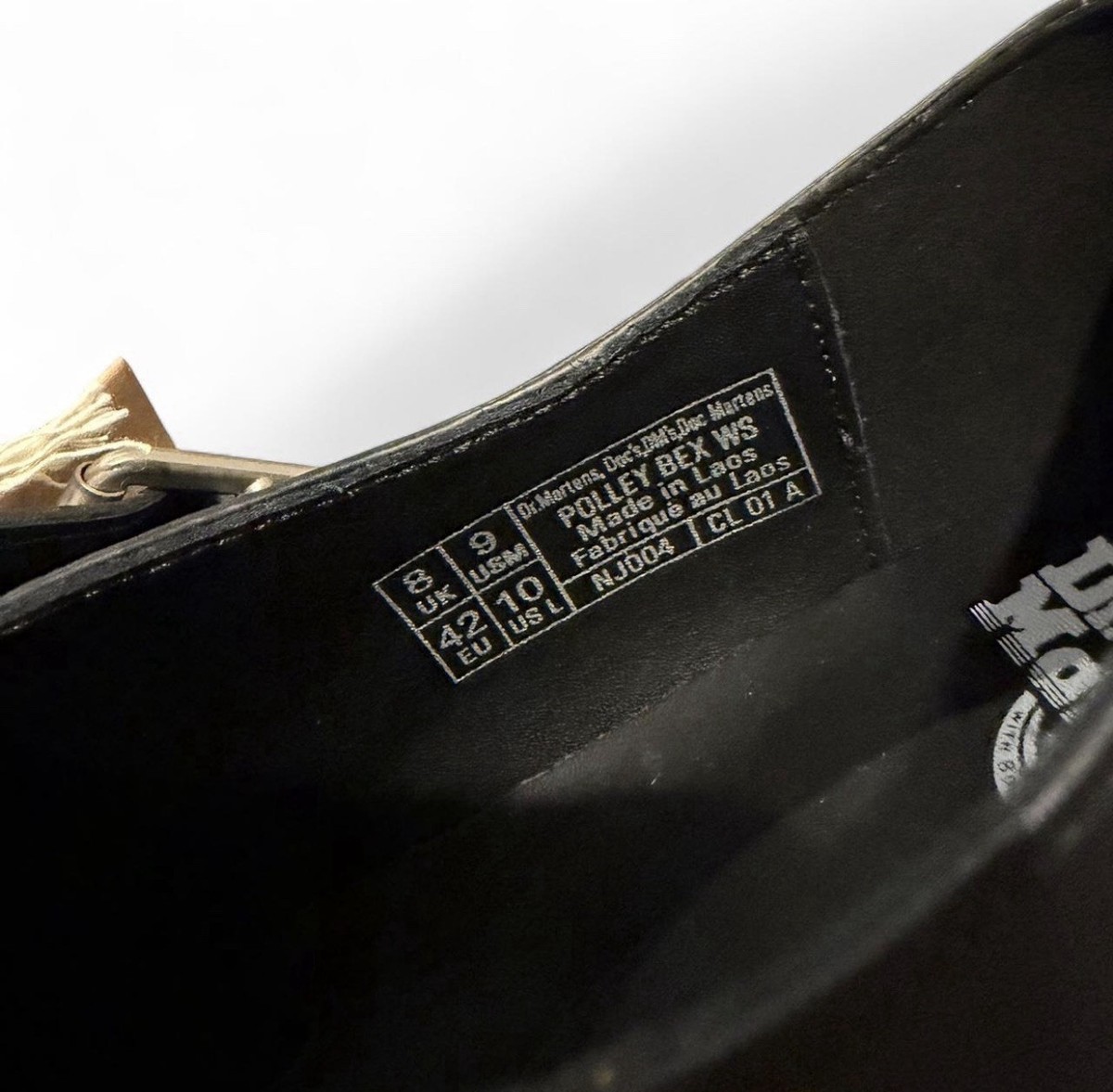 Dr. Martens Polley BEX WS Black Leather Mary Jane Shoes Women's
