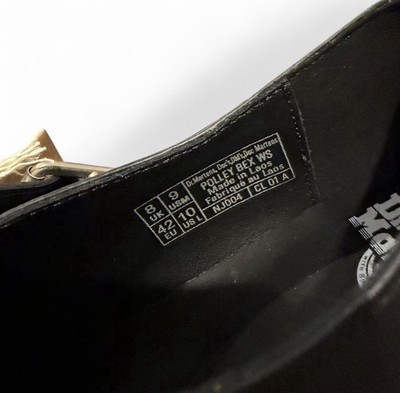 Dr. Martens Polley BEX WS Black Leather Mary Jane Shoes Women's
