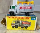Lesney Matchbox 1-75 #11D Scaffolding Truck w/ Original Box–Rough Box, Truck VG+