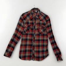 Hawaiian Island Creations (HIC) Flannel Long Sleeve Shirt Mens Large Multicolor