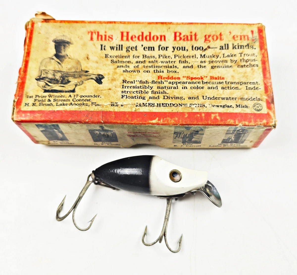 Heddon Original Vintage Fishing Lures | eBay