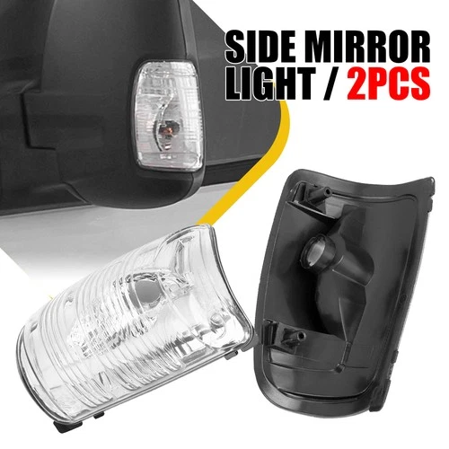 Pair Side Mirror Signal Turn Light For 2015-21 Ford Transit 150 250 350HD LH+RH