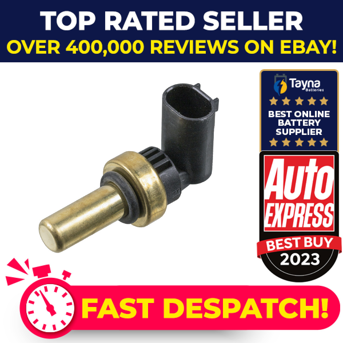 Coolant Temperature Sensor fits CHEVROLET CRUZE 1.4 1.6 1.8 2009 on Sender New
