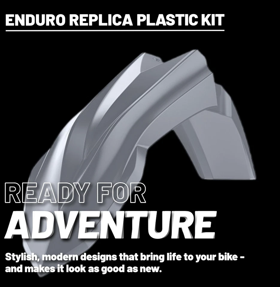Kit de Enduro de Plástico Polisport MX para Beta RR 2T/4T (2020-22) Motocross, Gris Nardo Foto 4 de 4