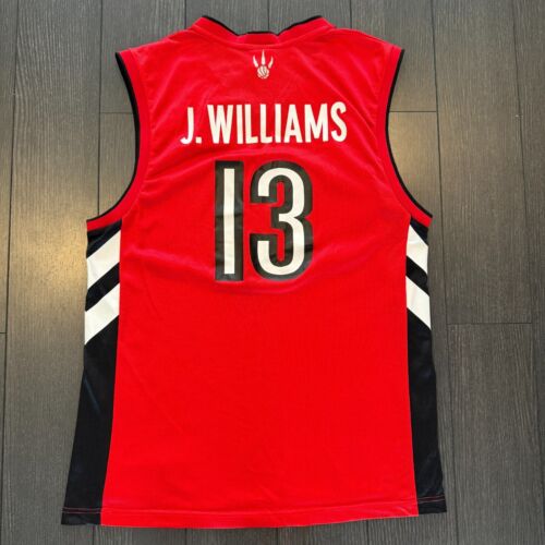 Reebok Jerome Williams Toronto Raptors Alternate Screen Print Jersey L Large vtg - Picture 3 of 8