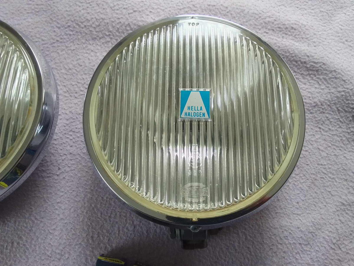 Hella 192 halogen chrom Nebelscheinwerfer oldtimer Rallye Auto | eBay
