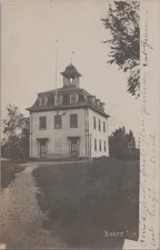 School in Baring, Maine ME RPPC Real Photo Postcard