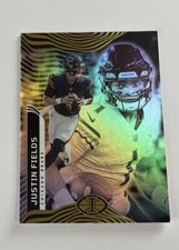 JUSTIN FIELDS 2022 PANINI ILLUSIONS #14 HOBBY BOX BASE HOLO CHICAGO BEARS 🏈🏈