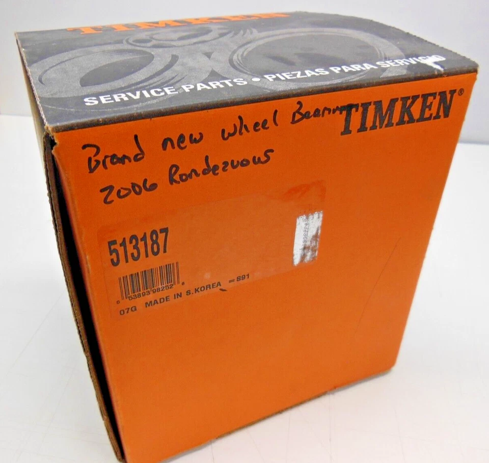 Conjunto de cojinete y buje de rueda delantera Timken 513187 2006 Buick Rendezvous Foto 2 de 4