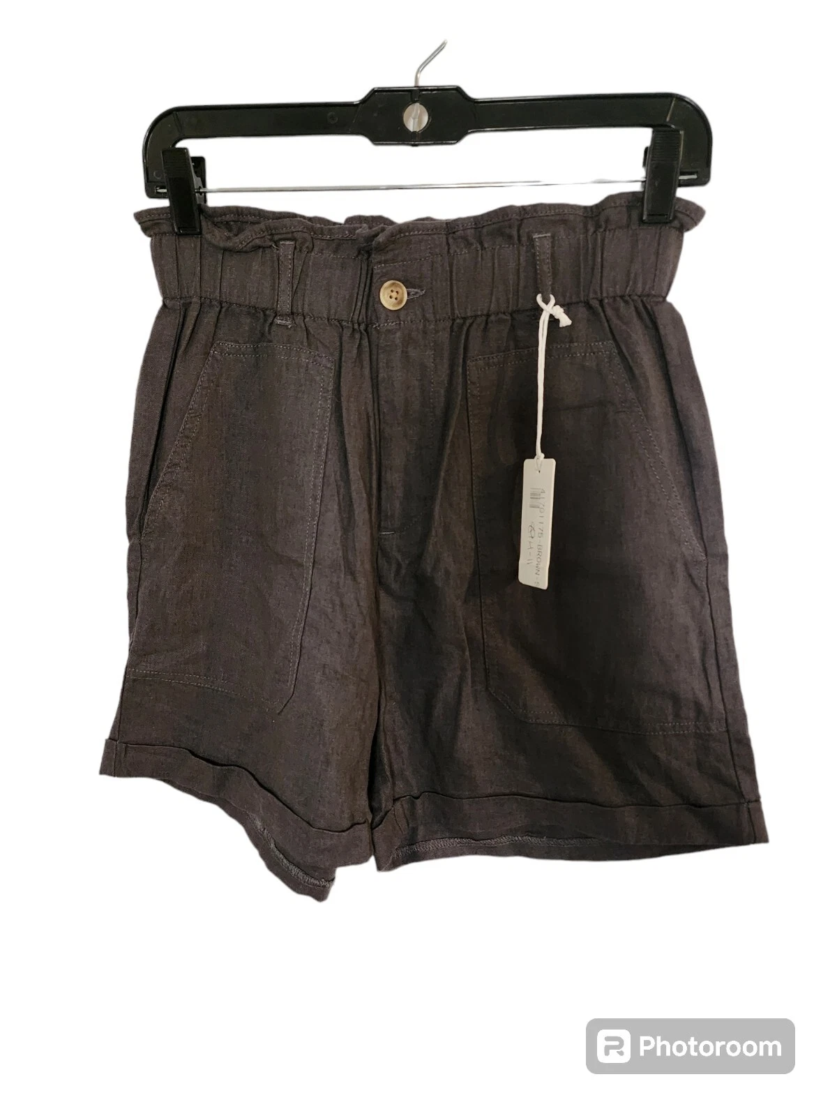 Risen Gray Bag Shorts Size Small Nwt