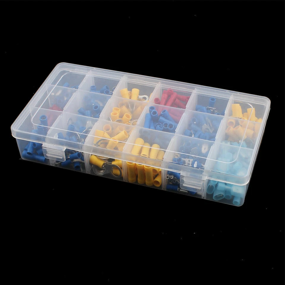 360 Pcs Wire Crimp Connector Insulated Cord Pin End Terminal AWG 22 to 10 Kit # - Image 2 of 4