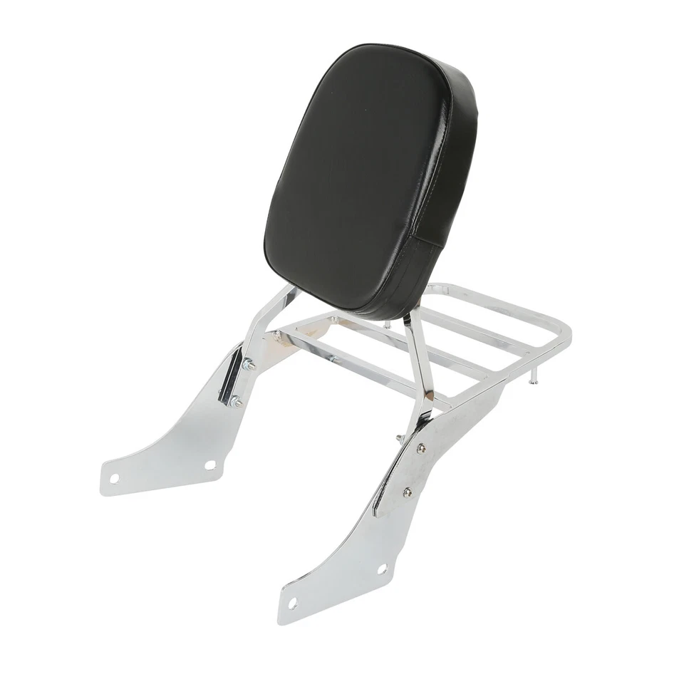 Sissy Bar Backrest Set + Luggage Rack For Honda Shadow ACE 1100 VT1100 All Years - Image 2 of 4