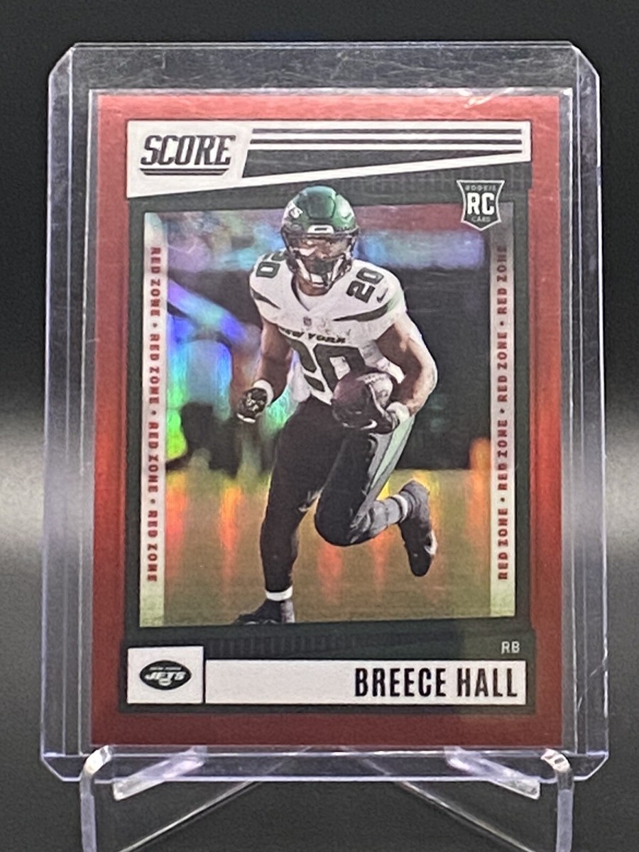 2022 Panini Score Football Breeze Hall SP-330 RC Red Zone 13/20