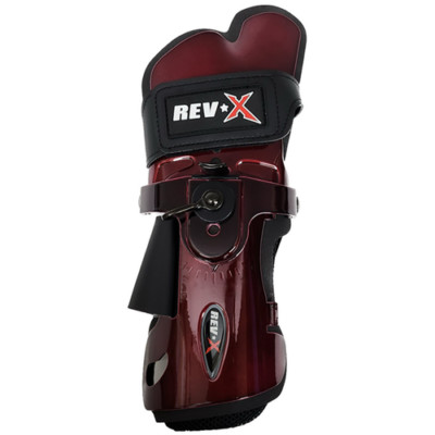 LORD FIELD REV-X Bowling Wrist Support Protector, Mammoth, Left Hand, Wine, XL