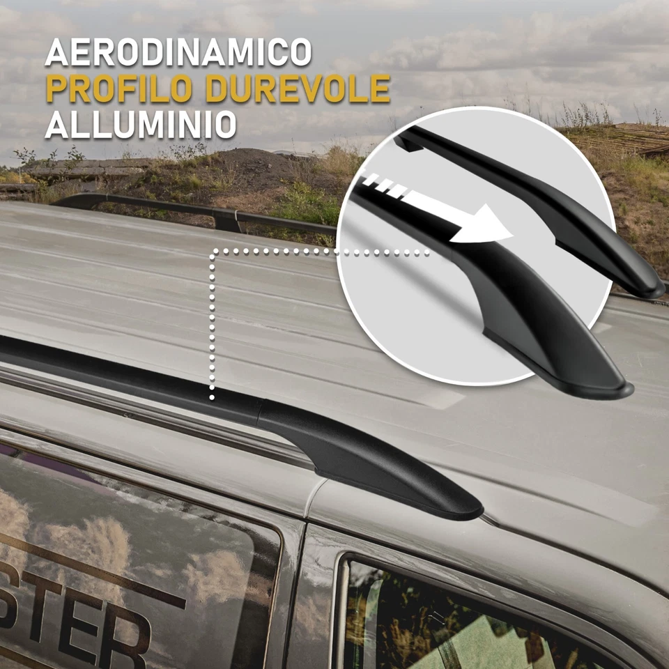 per OPEL VIVARO 2014-19 SHORT BARRE PORTATUTTO PASSO CORTO Foto 4 de 4