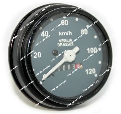 Vespa Tachometer 0-120 Km/h Für Primavera & Rally – Originalgetreue Reproduktion, Veglia Borletti Style
