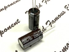 5pcs - Nichicon 3300uF 10V Radial Electrolytic Capacitor JAPAN