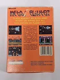 Metal Fighter NES Game Cartridge, Original Box