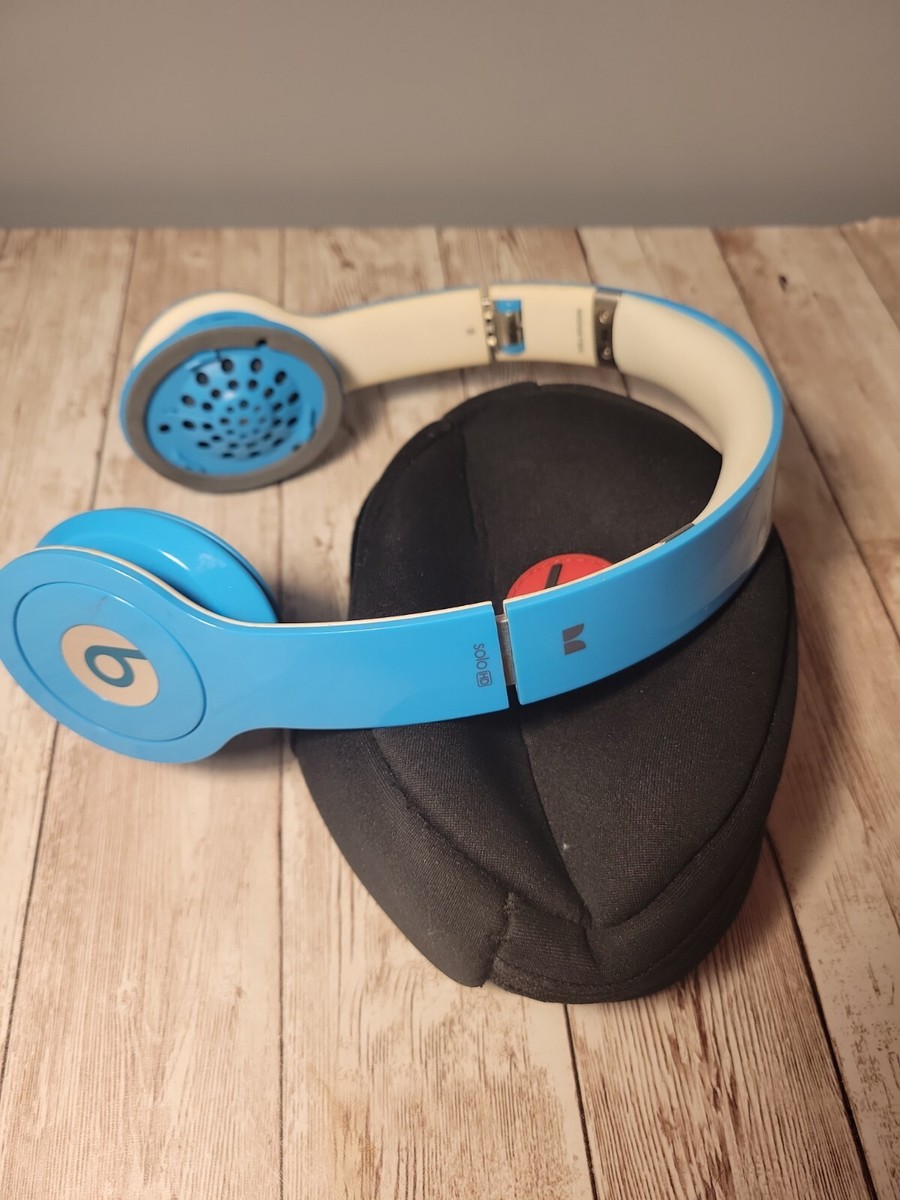 Monster Beats By DR. DRE Wired Headphones Blue With Case | eBay
