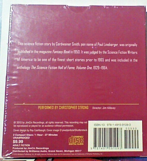 NEW *Sealed* AUDIO BOOK on CDs SCANNERS LIVE IN VAIN Cordwainer Smith