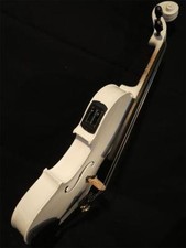White color hand made 15" electric acoustic viola , Wonderful Sound