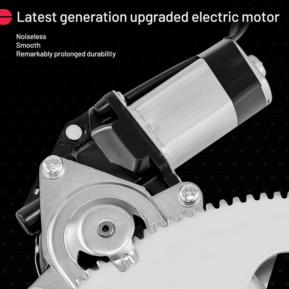 Regulador de ventana eléctrica del lado del conductor delantero con motor para Chevy GMC C1500 K1500 Foto 3 de 4