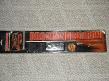 BRAND NEW IN PACKAGE BBQ BRANDING IRON WITH CHANGABLE LETTERS