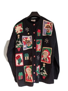 santa cardigan