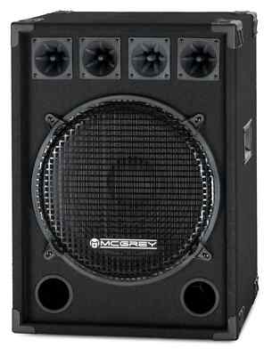 15'' (38cm) DJ PA Lautsprecher Club Bass Subwoofer Party Box Speaker 800 Watt