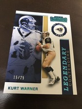 2019 Panini Contenders LEGENDARY CONTENDERS PLATINUM Kurt Warner #/25 SP - RAMS