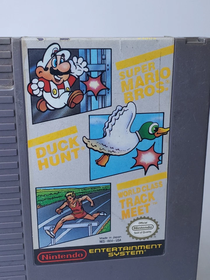 Super Mario Bros Duck Hunt World Class Track Meet Authentic, Tested - NES - Image 2 of 4