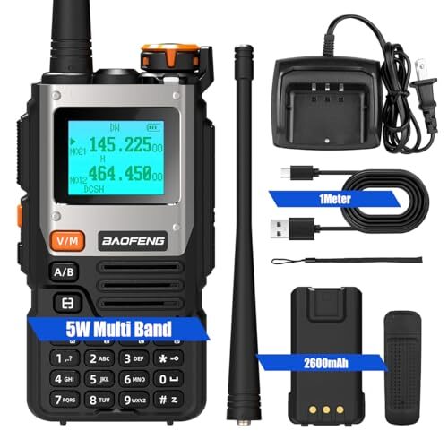 Baofeng UV-K61 Multi-Band Long Range 5W Transceiver Ham Two-way Radio ...