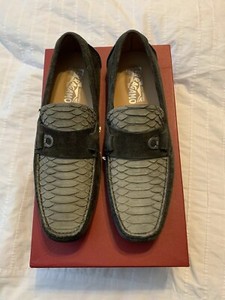 ferragamo python loafers