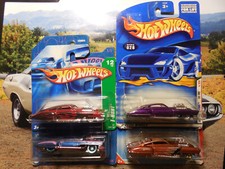 HOT WHEELS TWIN RACE LOT 4 40's CADDY TREASURE HUNT WORLD CAVE PINK BLACK FE