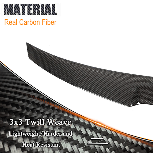 Für Audi A4 B9 S4/S-Line 2017-2020 Carbon Heckspoiler Heck Spoiler Flügel Lippe - Bild 9 von 12
