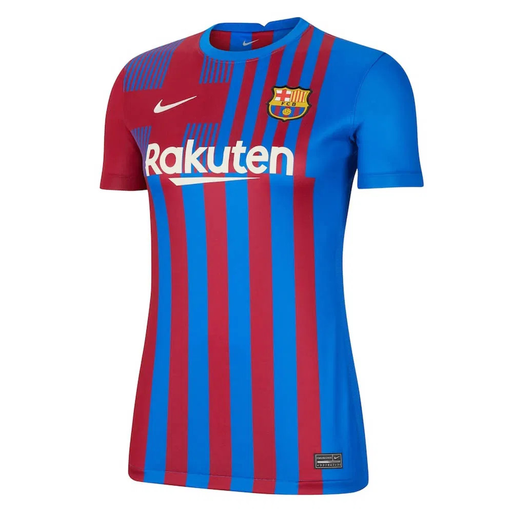 Быстросохнущая футболка с коротким рукавом Nike Fan Edition 21-22 сезона с логотипом Barcelona Home 18790₽