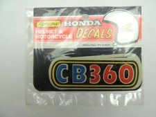 Nos Vintage Honda Cb360 Reflective Helmet And Motorcycle Decals Stickers W6108 Nos Vintage Honda Cb360 Reflective Helmet And Motorcycle Decals Stickers W6108