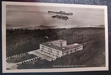 vtg postcard schloss herrenchlemsee oberbayern rppc Germany rare