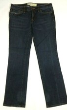 ANN TAYLOR LOFT Women's Jeans Sz 6 Dark Blue Straight Fit Stretch