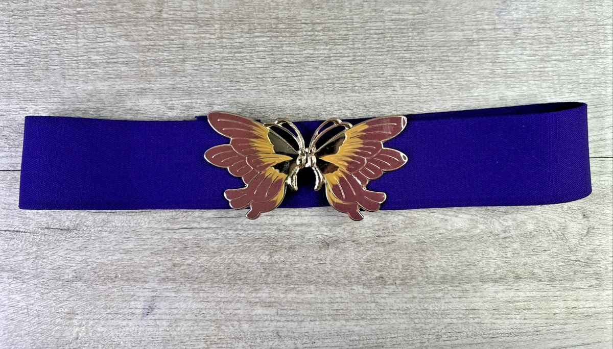 Purple Stretch Belts for Women for sale | eBay display picture 2