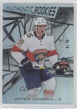 2021-22 Upper Deck SP Game Used Authentic Rookies 8/15 Anton Lundell #188 0f8s