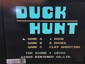 AJ2287 Duck Hunt NES Famicom Japan