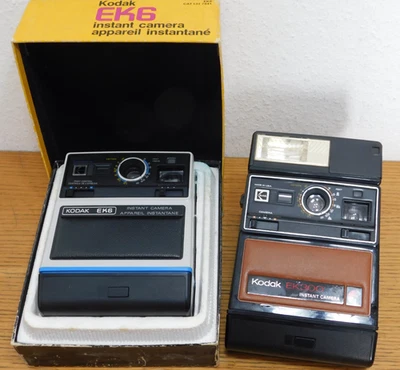 vintage LOT 2 KODAK APPAREIL instantané PHOTO instant camera EK6 EK300 polaroid - Photo 1/4