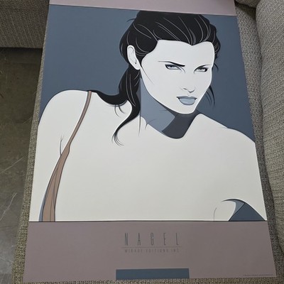 Patrick Nagel Silk Screen 36x24 1988 Mirage Editions Pop Art Print w/ COA