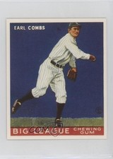 1983 Renata Galasso 1933 Goudey Reprints Earle Combs #103 HOF 0uf1