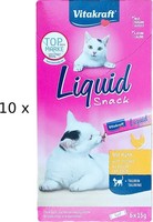 Vitakraft Liquid Snack Mit Huhn (€31,67/Kg) Katzen-Snack Leckerli Soft 60 X 15 G