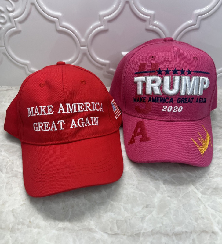 Donald Trump 2020 MAGA Make America Great Again PINK & RED Hats - USA